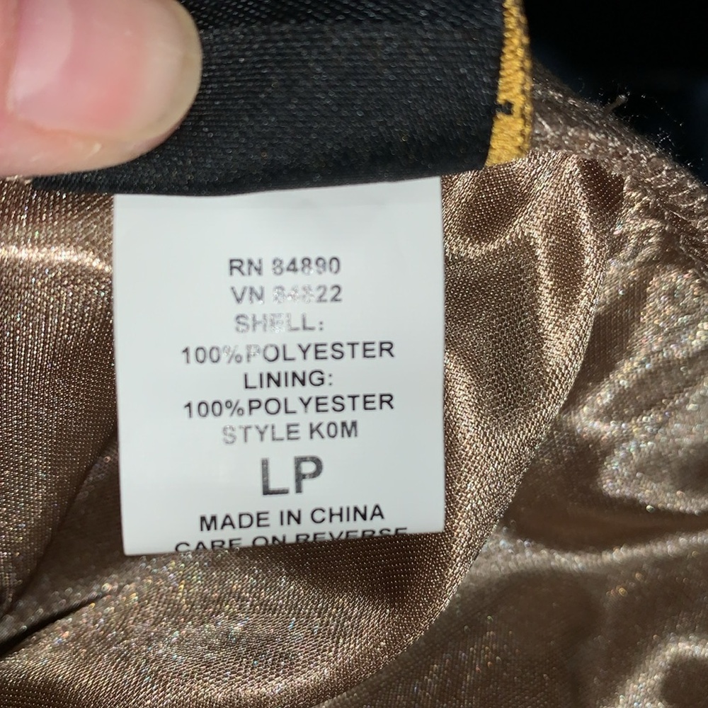 EUC Salon Studio large petite gold plisse skirt - Picture 5 of 6